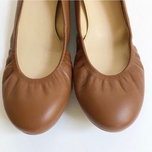 J.Crew tan CeCe flats NWOB-size 8.5